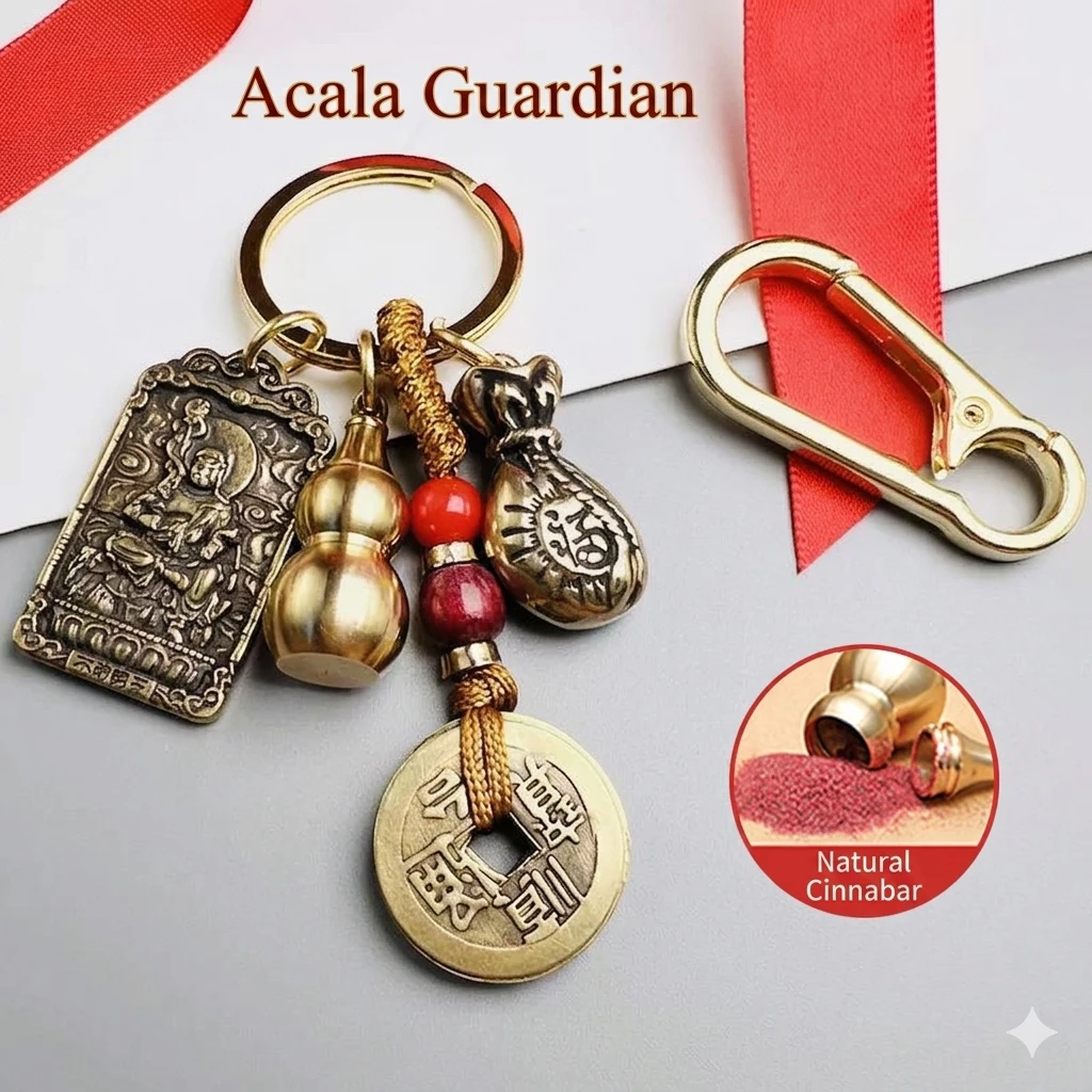 Twelve Zodiac Square Double-Sided Plates with Patron Saints + Five Emperors Money Gourd Keychains – Creative Wholesale Pendants
