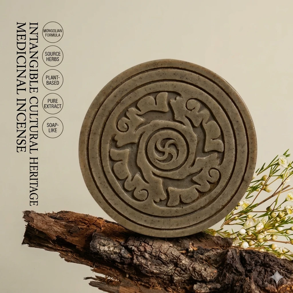 Dunbu Renqin Handmade Cold Process Soap Natural Heritage Formula for Gentle Skin Care and Home Wellness