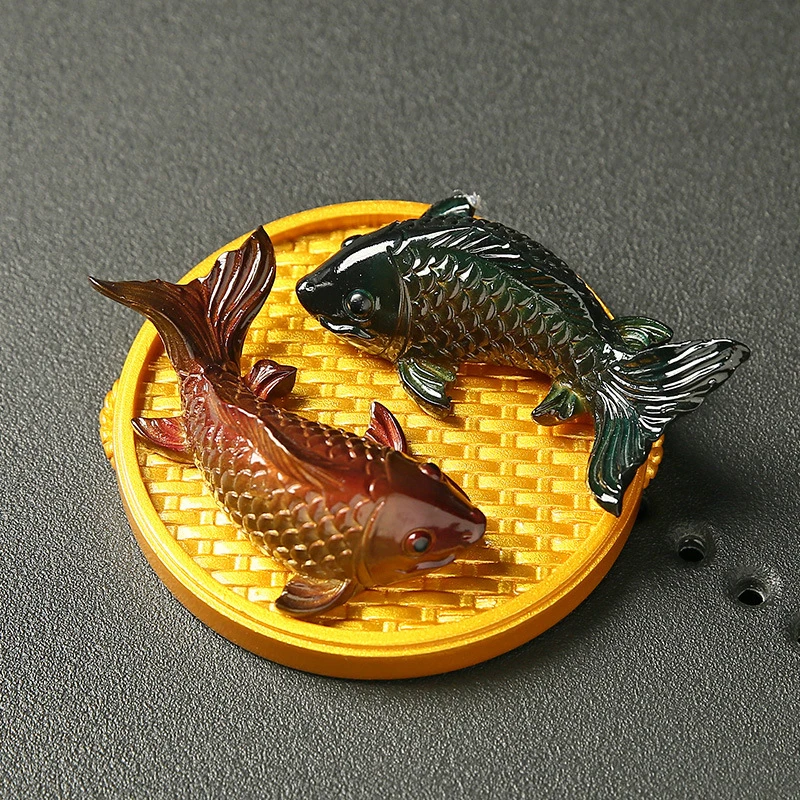 Heat-Reactive "Lucky Charm" Tea Pet – Color Changing Prosperity Décor
