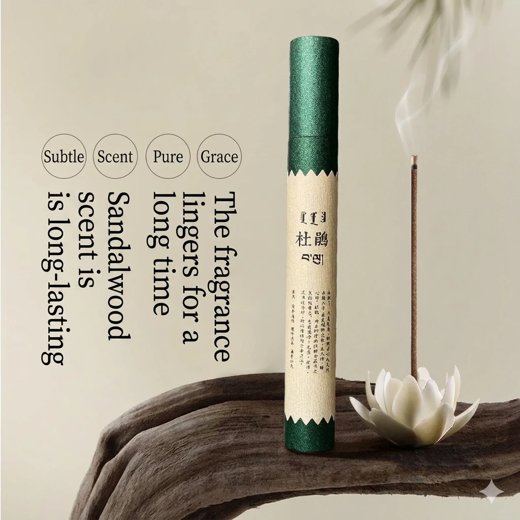 Dunbu Renqin Rhododendron Incense Natural Air Purifier and Long Lasting Bedroom Fragrance