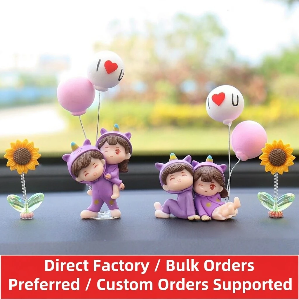 Eternal Harmony Car Decor | Cute Couple & Individual Dolls | The Perfect "Safety & Style" Gift