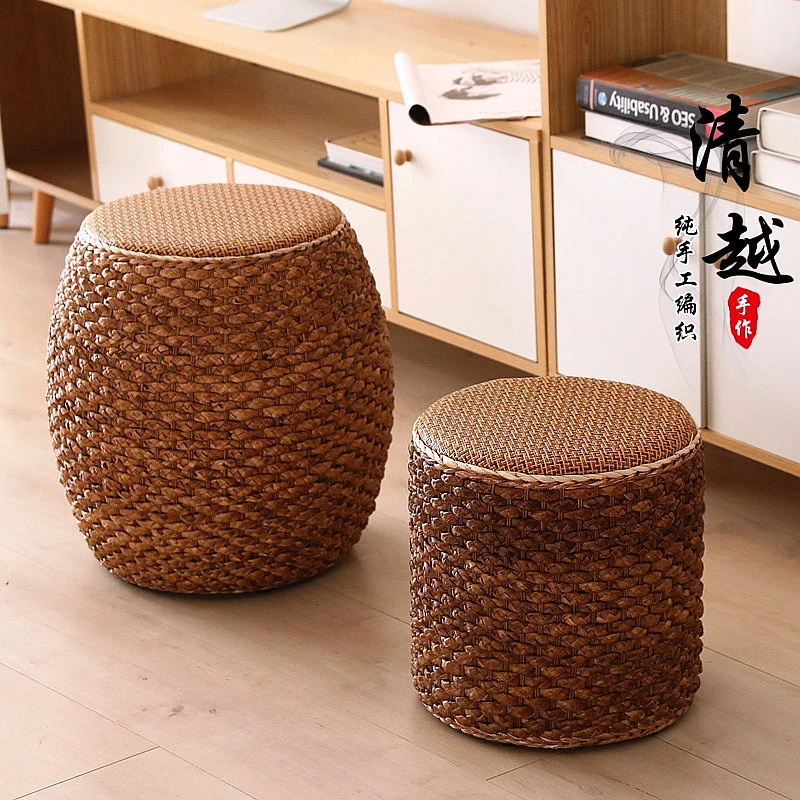 The Serenity Nest | Modern Rattan Floor Chair with Ergonomic Backrest