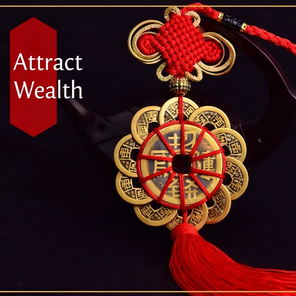 Chinese Lucky Gourd Keychain - Peace Amulet with Yellow Rope | Car Charm & Bag Ornament