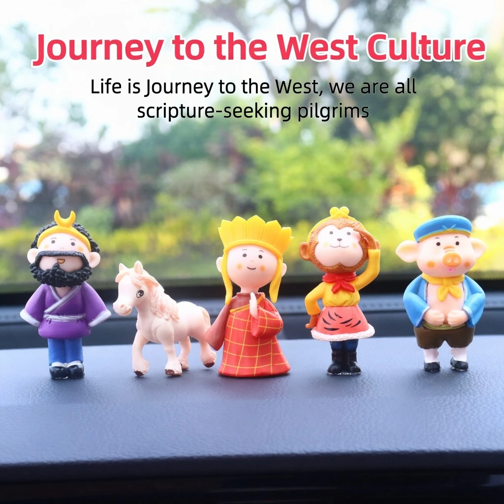 Zen Journey Car Ornament | Cute Mythical Decompression Figure | Ancient Wisdom Meets Modern Stress Relief | Premium Dashboard Décor