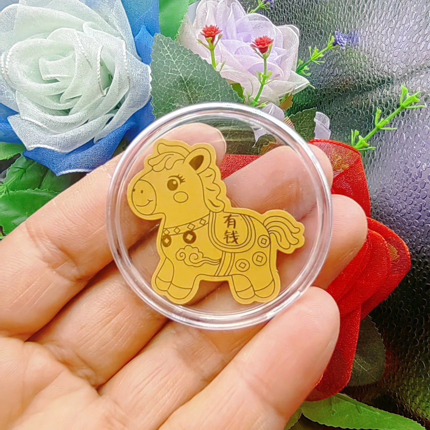 Year of the Horse Golden Prosperity Stickers – "Get Rich Quick" Phone Case Decals | Perfect Live Stream Giveaways & Casual Gifts