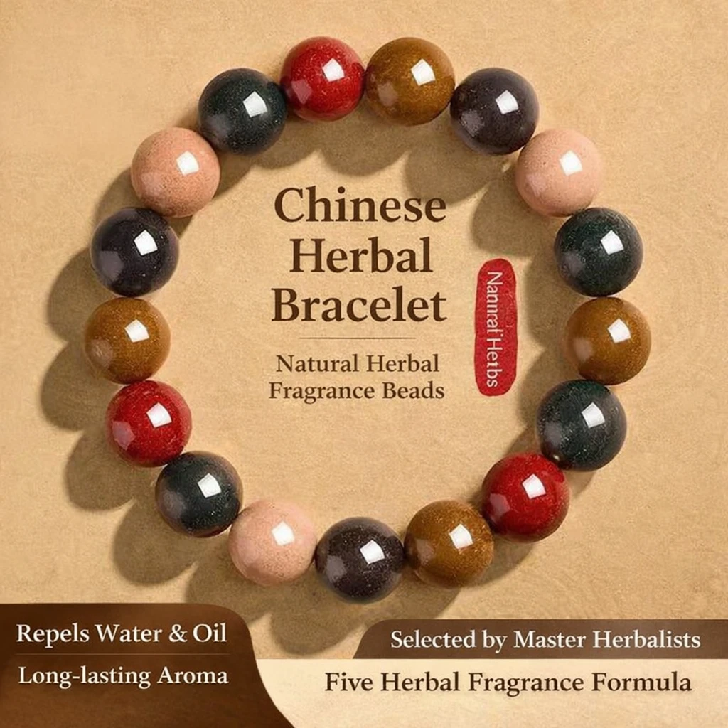 Ancient Incense Therapy Bracelet – Five Elements Healing Beads | Handcrafted Meditative Fragrance for Stress Relief & Emotional Balance | Intangible Heritage Craft
